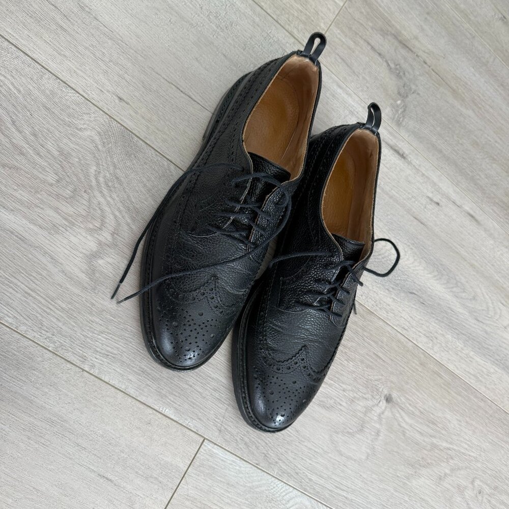 Thom Browne x Brooks Brothers Black Fleece Shoes Leather Wingtip Brogue 8D
